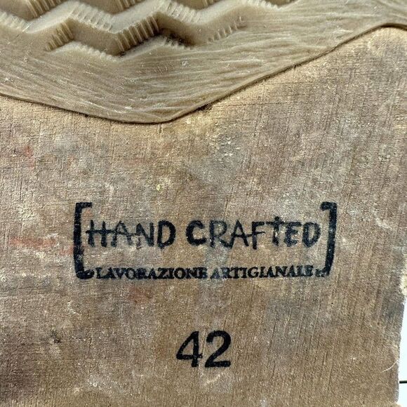 Bull Boxer Shoes Leather Mens US Size 9 Distressed Lace Up Handcrafted Brown 42 - Picture 9 of 9